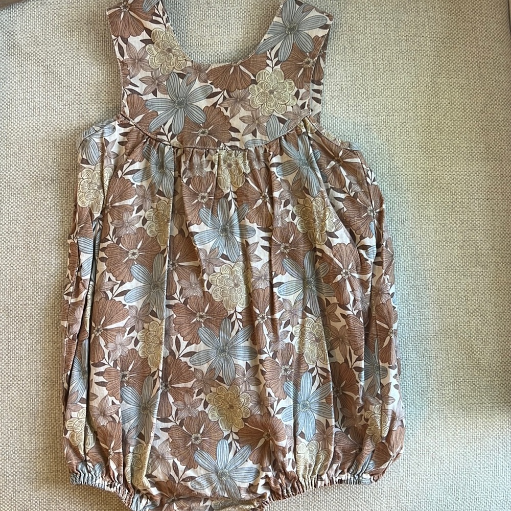 COPY - Rylee and Cru Floral Romper SS 2023 - 18-24 months